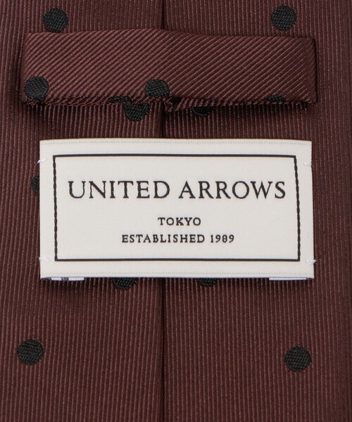 UNITED ARROWS（ユナイテッドアローズ）の「カラー ドット ネクタイ（ネクタイ・メンズ・ブラック/オリーブ/ブラウン系・FREE）」の11枚目の写真