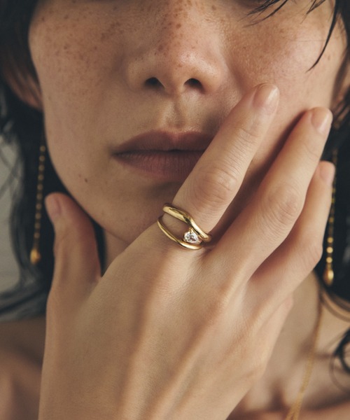 TEN.（テン）の「18KGP ルーチェリング（リング・レディース・ゴールド・#15/#13/#11/#9）」の5枚目の写真