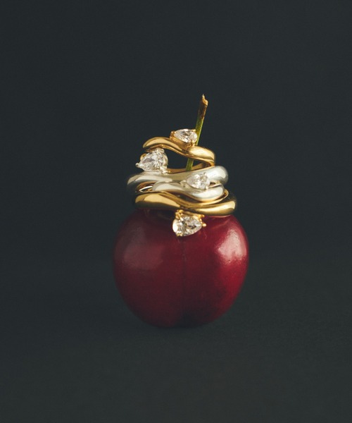 TEN.（テン）の「18KGP ルーチェリング（リング・レディース・ゴールド・#15/#13/#11/#9）」の2枚目の写真