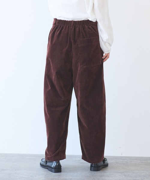 yuni（ユニ　）の「シャンブレーコール　back gum パンツ（その他パンツ・レディース・ホワイト/ブラウン/サックスブルー/ブラック・S/M）」の15枚目の写真