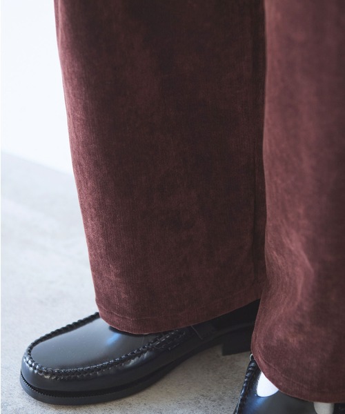 yuni（ユニ　）の「シャンブレーコール　back gum パンツ（その他パンツ・レディース・ホワイト/ブラウン/サックスブルー/ブラック・S/M）」の19枚目の写真