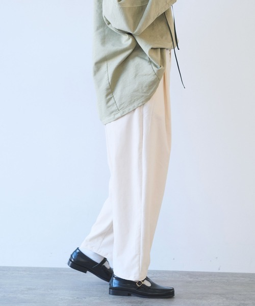 yuni（ユニ　）の「シャンブレーコール　back gum パンツ（その他パンツ・レディース・ホワイト/ブラウン/サックスブルー/ブラック・S/M）」の9枚目の写真