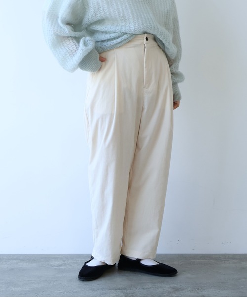 yuni（ユニ　）の「シャンブレーコール　back gum パンツ（その他パンツ・レディース・ホワイト/ブラウン/サックスブルー/ブラック・S/M）」の22枚目の写真