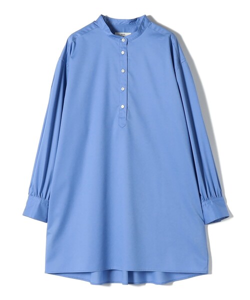 SHIPS(シップス)の「〈手洗い可能〉ソリッド バックタック チュニック シャツ(シャツ/ブラウス・レディース・スカイブルー・ONE SIZE)」の20枚目の写真