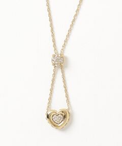 L.O.V.E. 16-18” HEART PAVE’ PENDANT