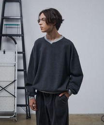THE BOLDMAN(ザ ボールドマン)のVneck Heavy Sweat / ブイネックヘビースウェット(スウェット)