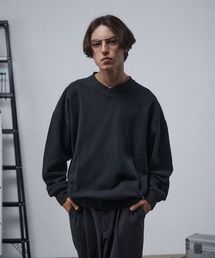 THE BOLDMAN(U {[h})Vneck Heavy Sweat / uClbNwr[XEFbg(XEFbg)