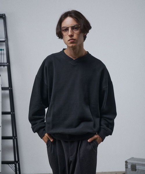 THE BOLDMAN（ザ ボールドマン）の「Vneck Heavy Sweat / ブイネック