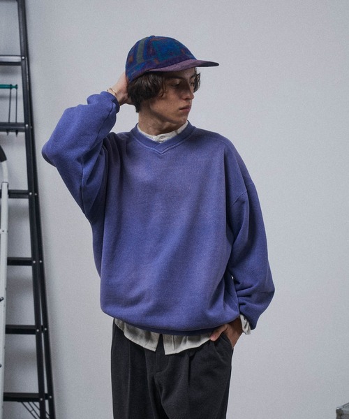 Vneck Heavy Sweat / ブイネックヘビースウェット（スウェット）｜THE