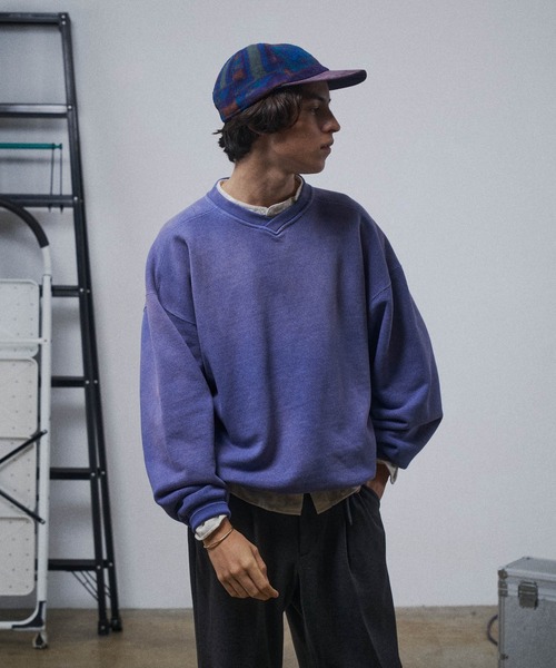 THE BOLDMAN（ザ ボールドマン）の「Vneck Heavy Sweat / ブイネック