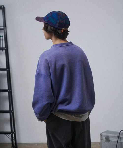 THE BOLDMAN(ザ ボールドマン)の「Vneck Heavy Sweat / ブイネックヘビースウェット(スウェット・メンズ・ブラック/グレー/チャコールグレー/グリーン/レッド/イエロー/ネイビー・MEDIUM/LARGE)」の10枚目の写真