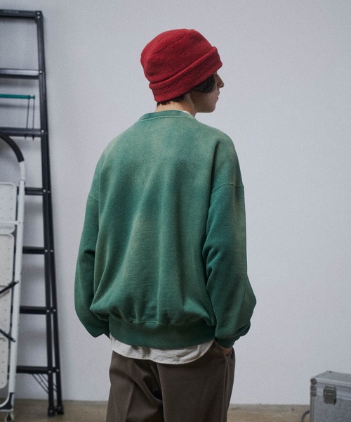 THE BOLDMAN(ザ ボールドマン)の「Vneck Heavy Sweat / ブイネックヘビースウェット(スウェット・メンズ・ブラック/グレー/チャコールグレー/グリーン/レッド/イエロー/ネイビー・MEDIUM/LARGE)」の21枚目の写真