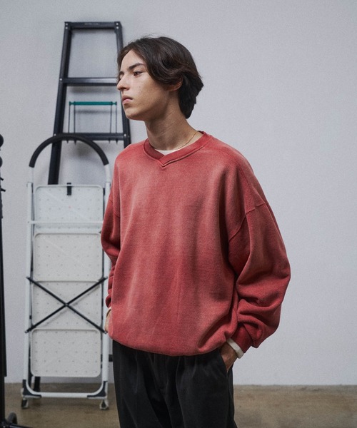 Vneck Heavy Sweat / ブイネックヘビースウェット（スウェット）｜THE