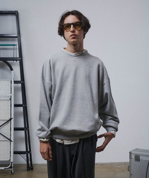 Vneck Heavy Sweat / ブイネックヘビースウェット（スウェット）｜THE
