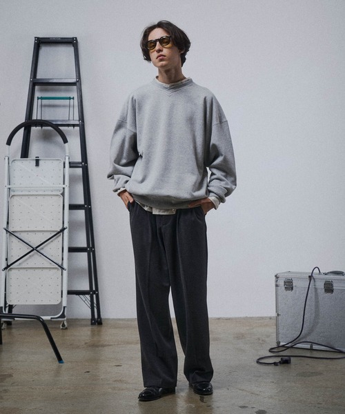 heavy weighed Vネックスウェット Vneck Heavy Sweat / ブイネックヘビースウェット（スウェット）｜THE