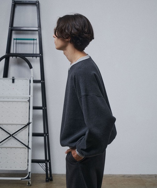 Vneck Heavy Sweat / ブイネックヘビースウェット（スウェット）｜THE