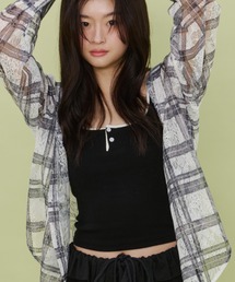 bita. | 配色パイピング カップインタンク(Tシャツ/カットソー)