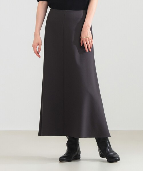 Demi-Luxe BEAMS（デミルクス ビームス）の「レーヨン ナイロン ポンチ フレア スカート（スカート・レディース・チャコールグレー/ブラック・38/36）」の19枚目の写真