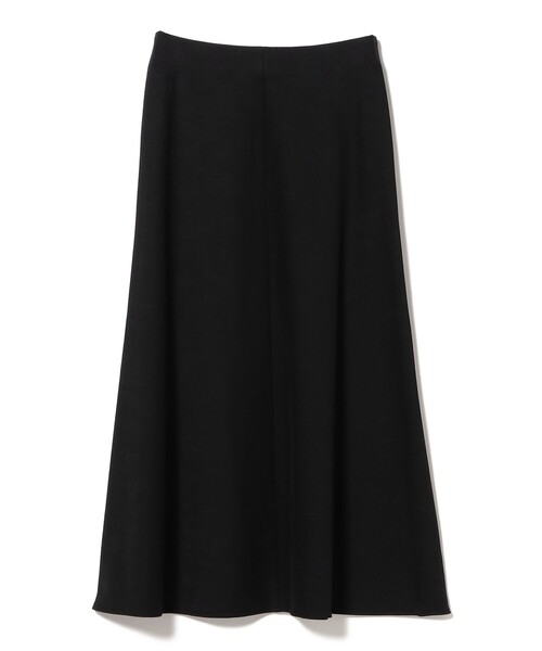 Demi-Luxe BEAMS（デミルクス ビームス）の「レーヨン ナイロン ポンチ フレア スカート（スカート・レディース・チャコールグレー/ブラック・38/36）」の7枚目の写真