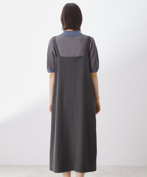 THE SHOP TK (ザ ショップ ティーケー )の「ナローストラップジャンスカ(ワンピース・レディース・ブラウン系その他/スミクロ・12/13)」の14枚目の写真