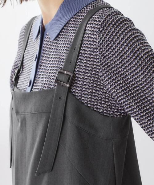 THE SHOP TK (ザ ショップ ティーケー )の「ナローストラップジャンスカ(ワンピース・レディース・ブラウン系その他/スミクロ・12/13)」の7枚目の写真