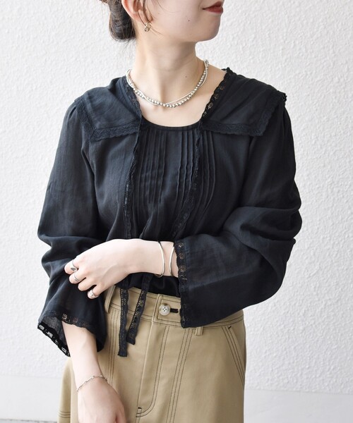 azukiフラメンコ　レースブラウス azuki様専用フラメンコ レースブラウス