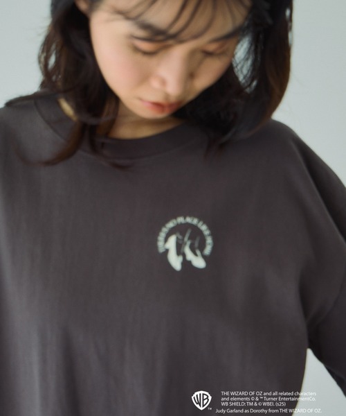 VICKY（ビッキー）の「OZマルチプリントTシャツ≪洗濯機で洗える≫（Tシャツ/カットソー・レディース・ダークグレー/オフホワイト・M）」の16枚目の写真