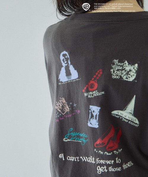 VICKY（ビッキー）の「OZマルチプリントTシャツ≪洗濯機で洗える≫（Tシャツ/カットソー・レディース・ダークグレー/オフホワイト・M）」の17枚目の写真