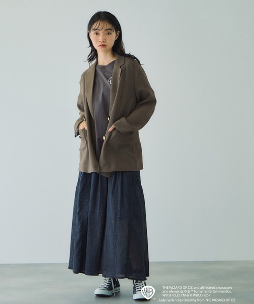 VICKY（ビッキー）の「OZマルチプリントTシャツ≪洗濯機で洗える≫（Tシャツ/カットソー・レディース・ダークグレー/オフホワイト・M）」の20枚目の写真