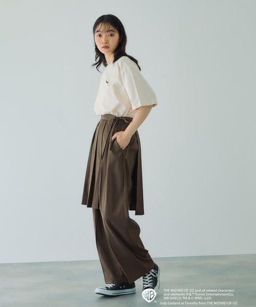 VICKY（ビッキー）の「OZマルチプリントTシャツ≪洗濯機で洗える≫（Tシャツ/カットソー・レディース・ダークグレー/オフホワイト・M）」の10枚目の写真