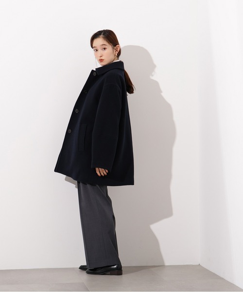 ステンカラーミディコート（ステンカラーコート）｜N.（N. Natural