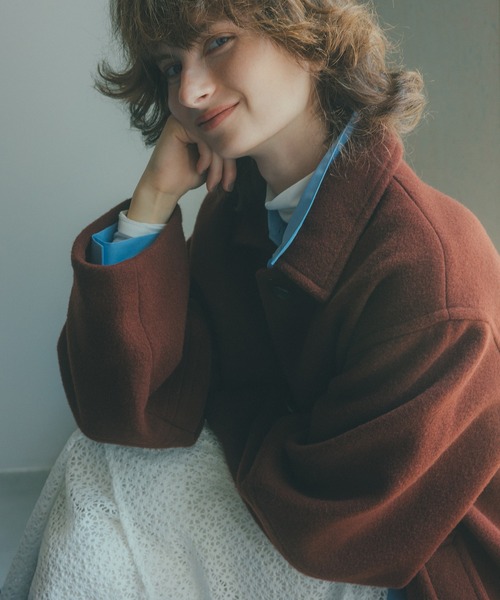 ステンカラーミディコート（ステンカラーコート）｜N.（N. Natural