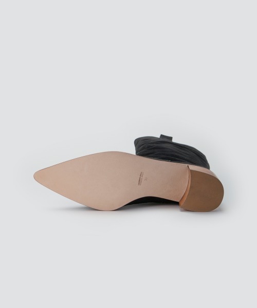 PELLICO SUNNY（ペリーコサニー）の「SEVILLA スウェード ロングブーツ 5.5cm BLACK（ブーツ・レディース・ブラック・35/36/37/38）」の5枚目の写真