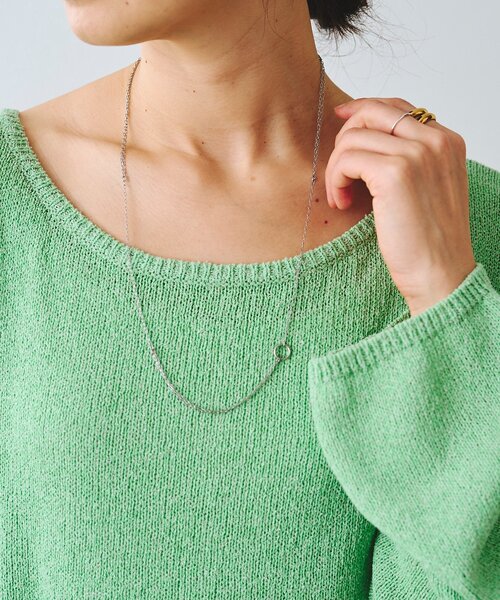 RIVE DROITE（リヴドロワ）の「【R.good（アールドットグッド）】ミニサークルラリエット（ネックレス・レディース・ゴールド/シルバー・FREE）」の3枚目の写真