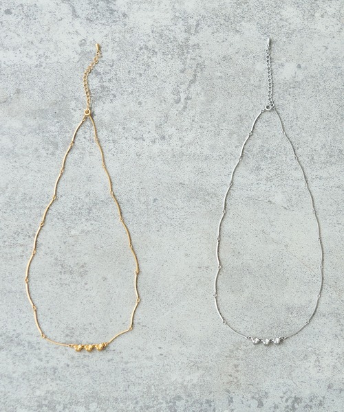 bulle de savon(ビュルデサボン)の「△《early Autumn》ツキミソウ ネックレス(ネックレス・レディース・ゴールド/シルバー・FREE)」の13枚目の写真