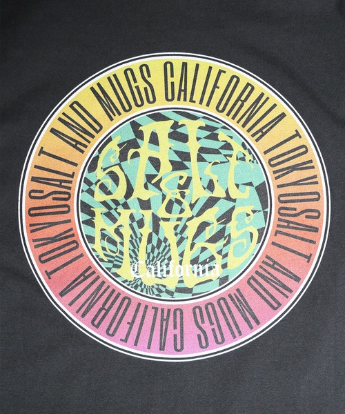 SALT&MUGS（ソルトアンドマグス）の「Old Circle Tee（Tシャツ/カットソー・メンズ・ブラック/ホワイト・MEDIUM/LARGE/X-LARGE）」の5枚目の写真