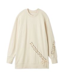 FURFUR | ハートレースアップスウェットワンピース(ワンピース)