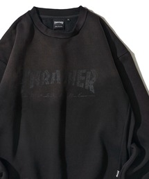 THRASHER | 【THRASHER / スラッシャー】裏起毛フェード加工 フロントロゴ クルーネックスウェットプルオーバー(スウェット)