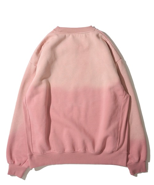 THRASHER(スラッシャー)の「【THRASHER / スラッシャー】裏起毛フェード加工 フロントロゴ クルーネックスウェットプルオーバー(スウェット・メンズ・ブラック/ブラウン/ピンク・MEDIUM/LARGE/X-LARGE)」の9枚目の写真