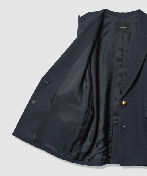 セール】ウールライクポリツイルジレジャケット（テーラードジャケット