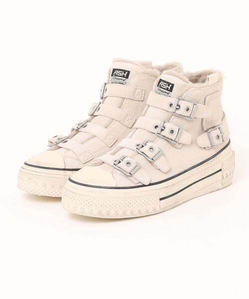 ASH/アッシュ【RAINBOW FUR】厚底ファーハイカットスニーカー