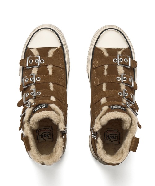 ASH(アッシュ)の「ASH/アッシュ【RAINBOW FUR】厚底ファーハイカットスニーカー(スニーカー・レディース・ホワイト/ブラウン・38/37/36/39)」の14枚目の写真