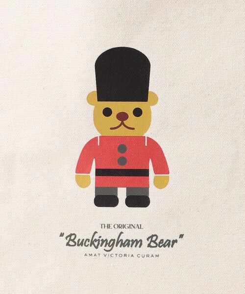 MACKINTOSH PHILOSOPHY（ﾏｯｷﾝﾄｯｼｭ ﾌｨﾛｿﾌｨｰ）の「バッキンガムベア キャンバストートバッグ（トートバッグ・メンズ・ベージュ系その他4・FREE）」の2枚目の写真