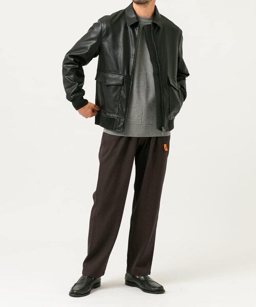 別注』Gramicci ウォッシャブルウォームワンタックパンツ（スラックス