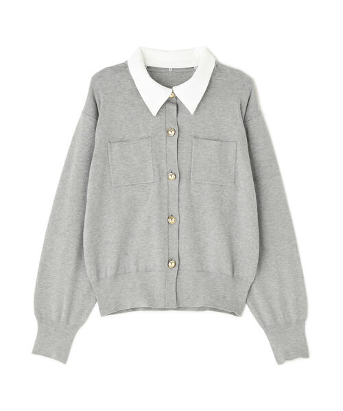 ◇ 【Oggi掲載】2wayカラーニットジャケット（カーディガン/ボレロ