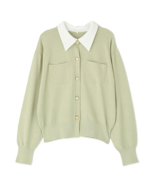 NATURAL BEAUTY BASIC(ナチュラルビューティーベーシック)の「◇ 【Oggi掲載】2wayカラーニットジャケット(カーディガン/ボレロ・レディース・ネイビー/ライトグリーン/キャメル/オフホワイト/グレー・FREE)」の21枚目の写真