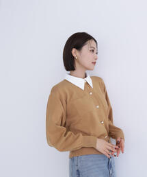 NATURAL BEAUTY BASIC | ◇ 【Oggi掲載】2wayカラーニットジャケット(カーディガン/ボレロ)