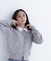 NATURAL BEAUTY BASIC（ナチュラルビューティーベーシック）の「◇ 【Oggi掲載】2wayカラーニットジャケット（カーディガン/ボレロ）」