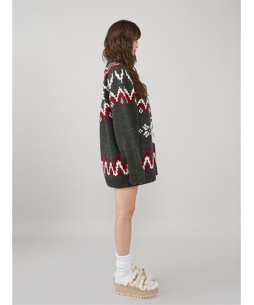 ノルディックベアニットプルオーバー（ニット/セーター）｜Darich