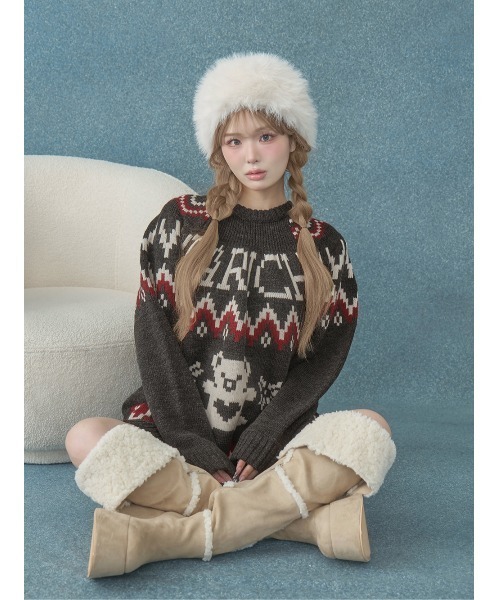 Darich ノルディックベアニットプルオーバー ノルディックベアニットプルオーバー（ニット/セーター）｜Darich
